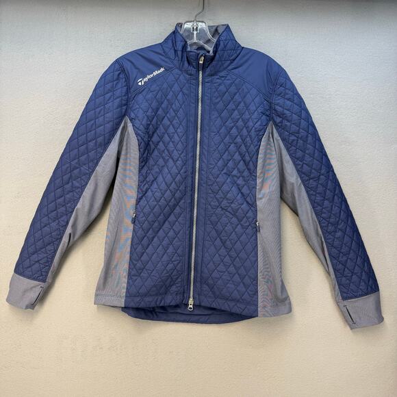 TaylorMade Jackets & Blazers - TaylorMade Diamond Stitched Jacket Women's M Blue Zero Restriction PrimaLoft